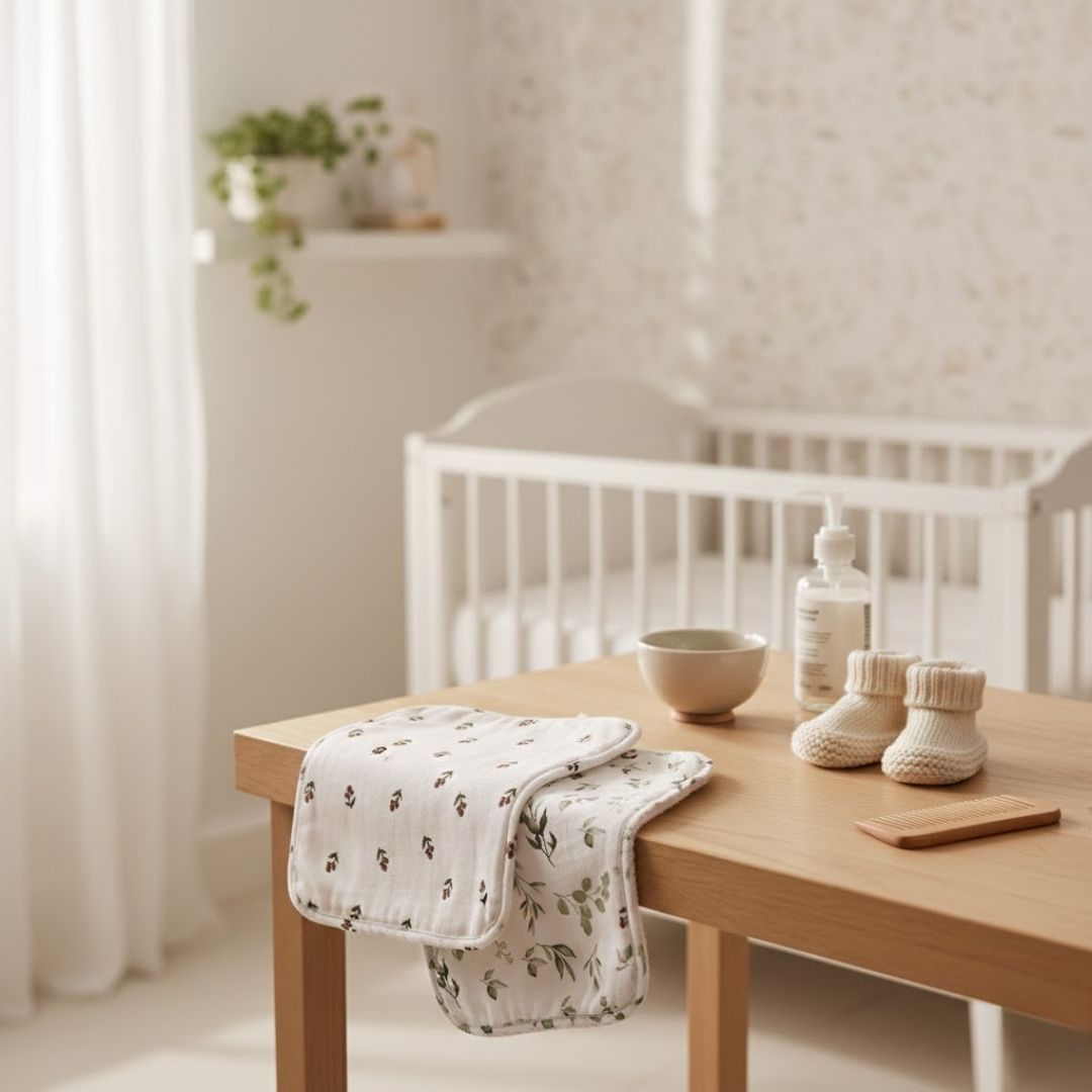 Spring Field Organic Washcloth Set